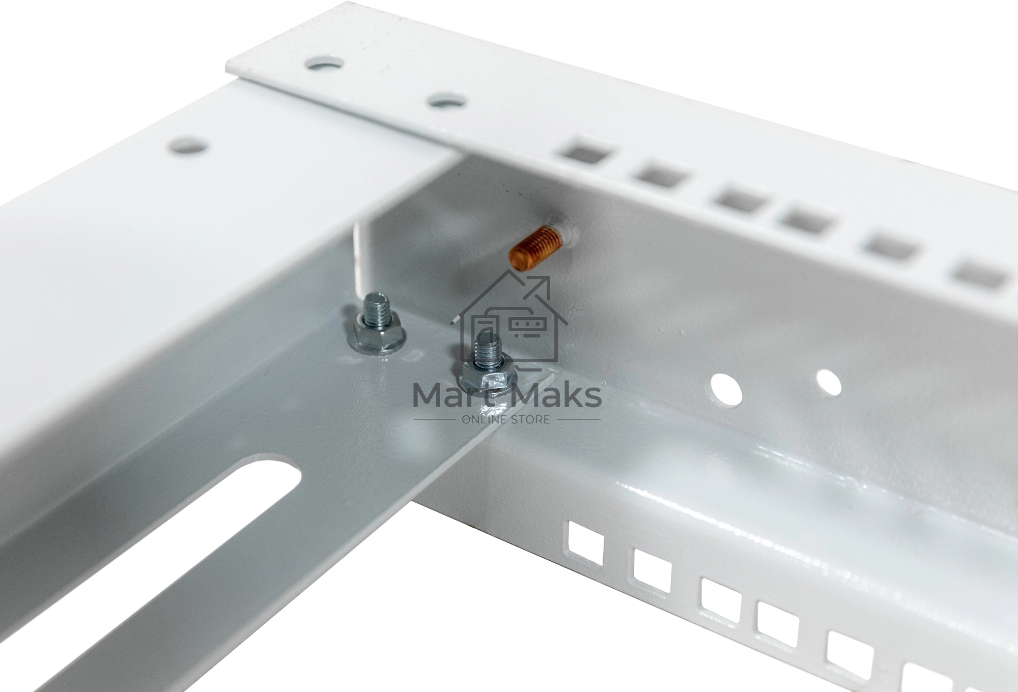 Стойка двухрамная NTSS NTSS-2POR24U/600-1000 24U 550ммx1000мм 600кг серый