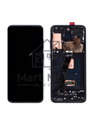 Дисплей для Samsung Galaxy S20 SM-G980F черный с рамкой