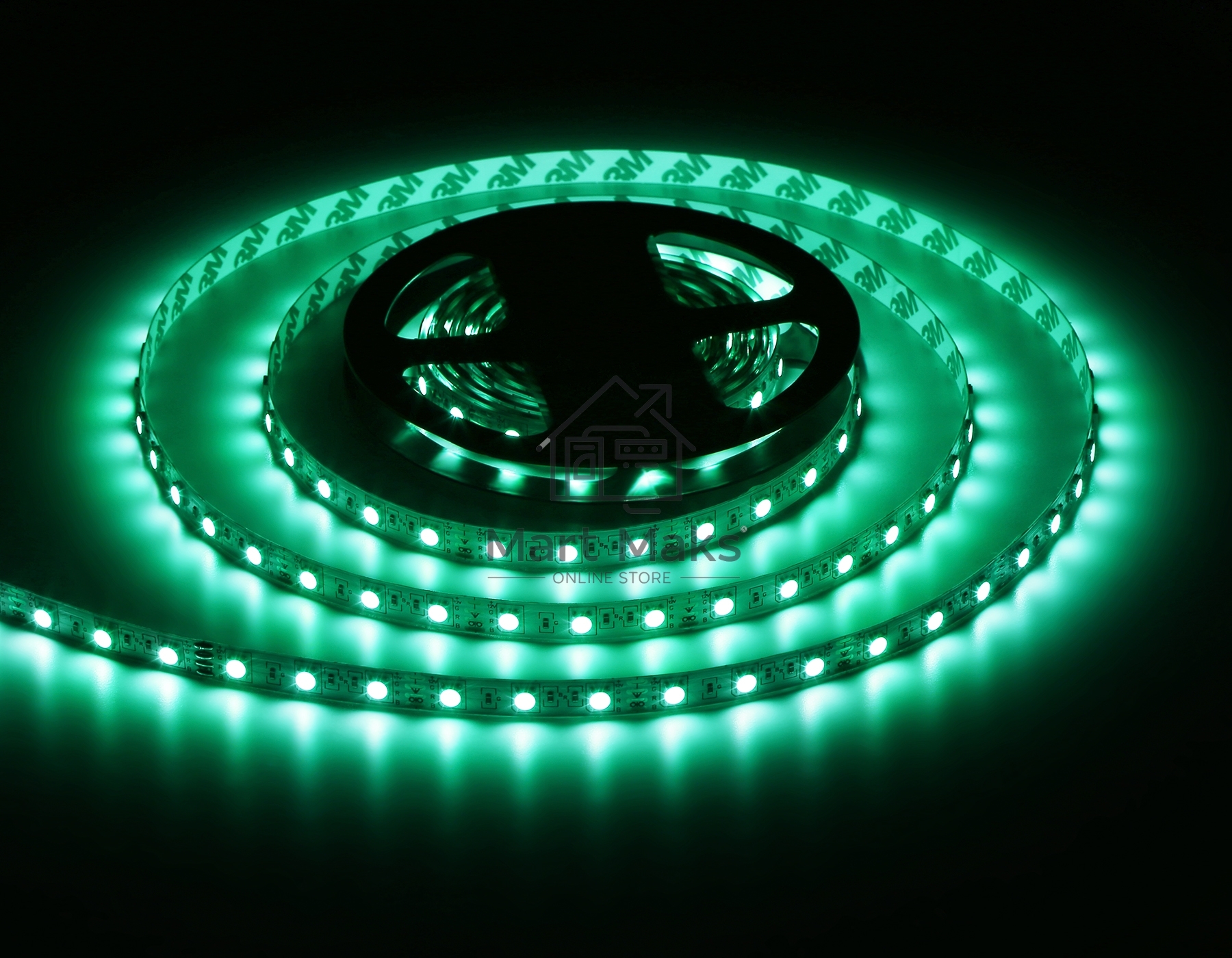Светодиодная лента Ambrella light GS2202 5050 60Led/ 14.4 m/ 12V IP20 RGB/ 5000*10*1.87mm (4 конт.)