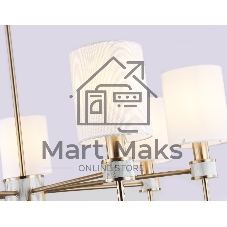 Люстра Ambrella light LH72373/7 DBS/WH темная латунь/белый E14/7 max 40W D840*720