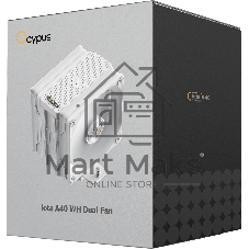 Кулер для процессора Ocypus Iota A40 WH Dual Fan White (Iota-A40-WH2NNWD00X-GL)