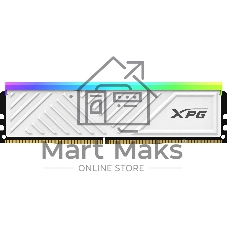Оперативная память XPG Spectrix D35G RGB, 8GB, DDR4, 3600MHz, CL18, DIMM, с радиатором, белый, RGB