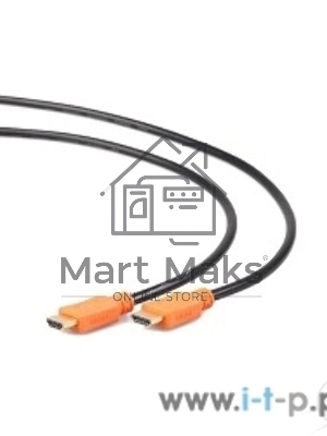Кабель Cablexpert HDMI CC-HDMI4L-15, 19M/19M, v2.0, серия Light, позол.разъемы, экран, 4.5м, черный, пакет