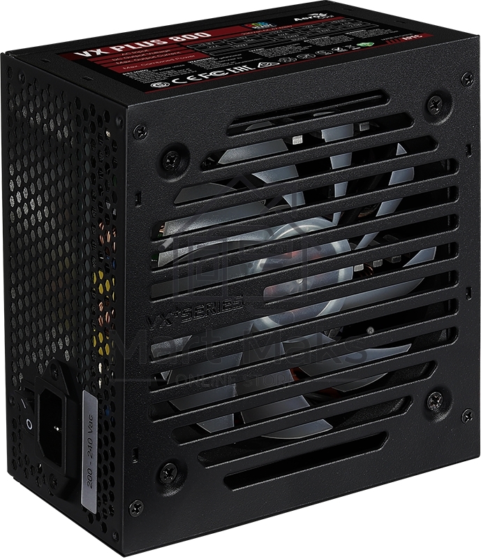 Блок питания Aerocool / Formula VX PLUS 800 RGB, 800Вт, 120мм, черный