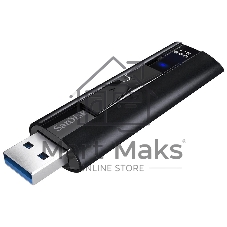 Флешка USB R/W 128 Gb SanDisk CZ880 Cruzer Extreme Pro, USB 3.1, Металлич., черный