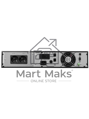 Источник бесперебойного питания SKAT-UPS 1000 RACK + 2x9Ah UPS 900 W, On-Line, sine, built-in rechargeable batteries 2 pcs x 9Ah