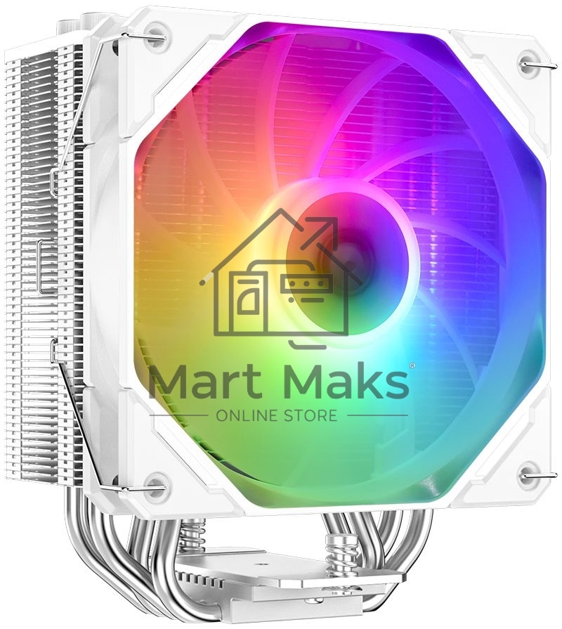 Кулер ID-COOLING SE-224-XTS ARGB белый 120мм алюминий+медь 1500rpm 29db 4-pin 220W 151мм