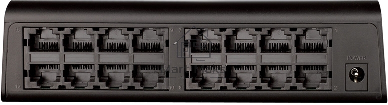 Неуправляемый коммутатор с 16 портами D-Link DES-1016A/E2A 10/100Base-TX и функцией энергосбережения