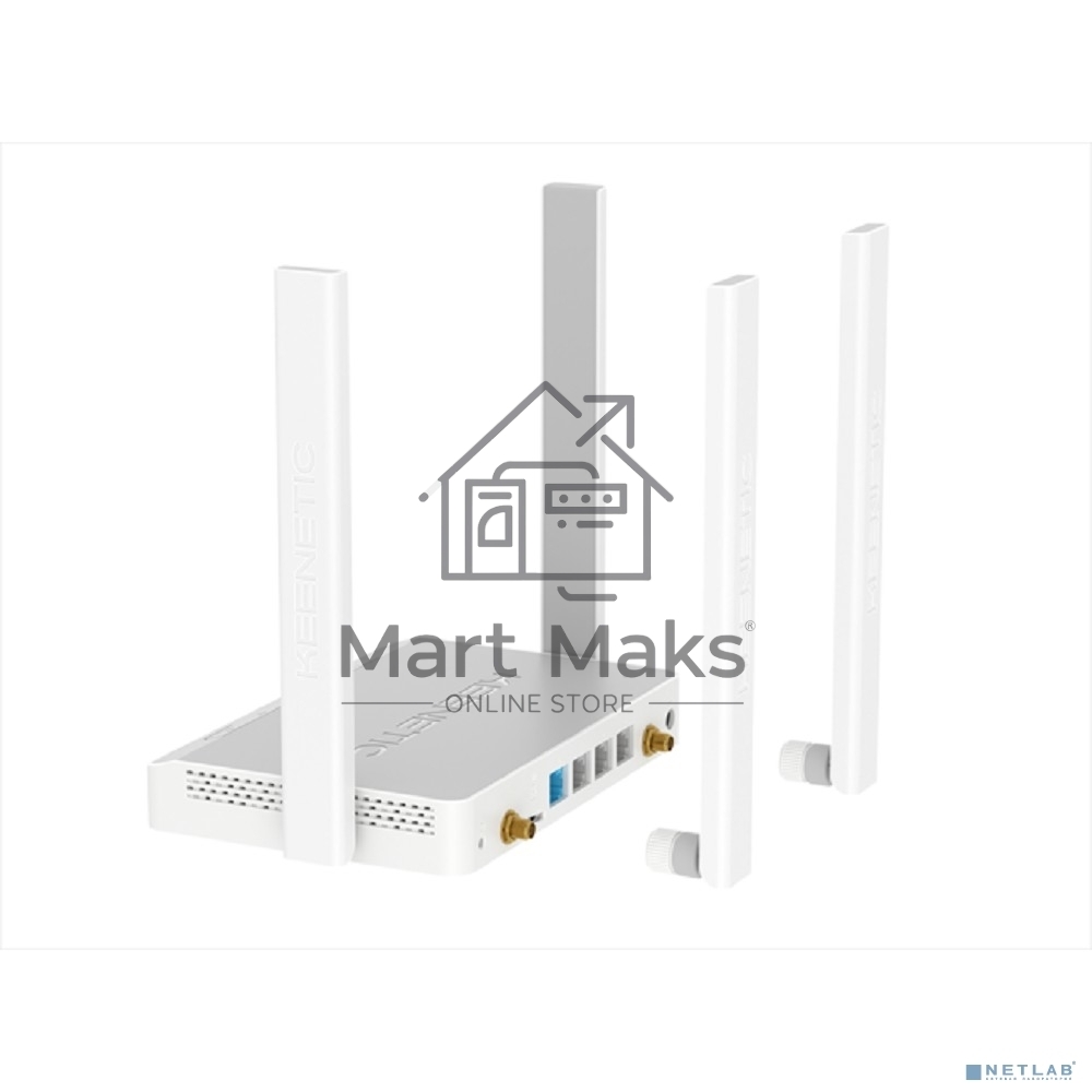 Интернет-центр Keenetic KN-4910 с модемом 4G, Mesh Wi-Fi 5 AC1200 и 4-портовым Smart-коммутатором