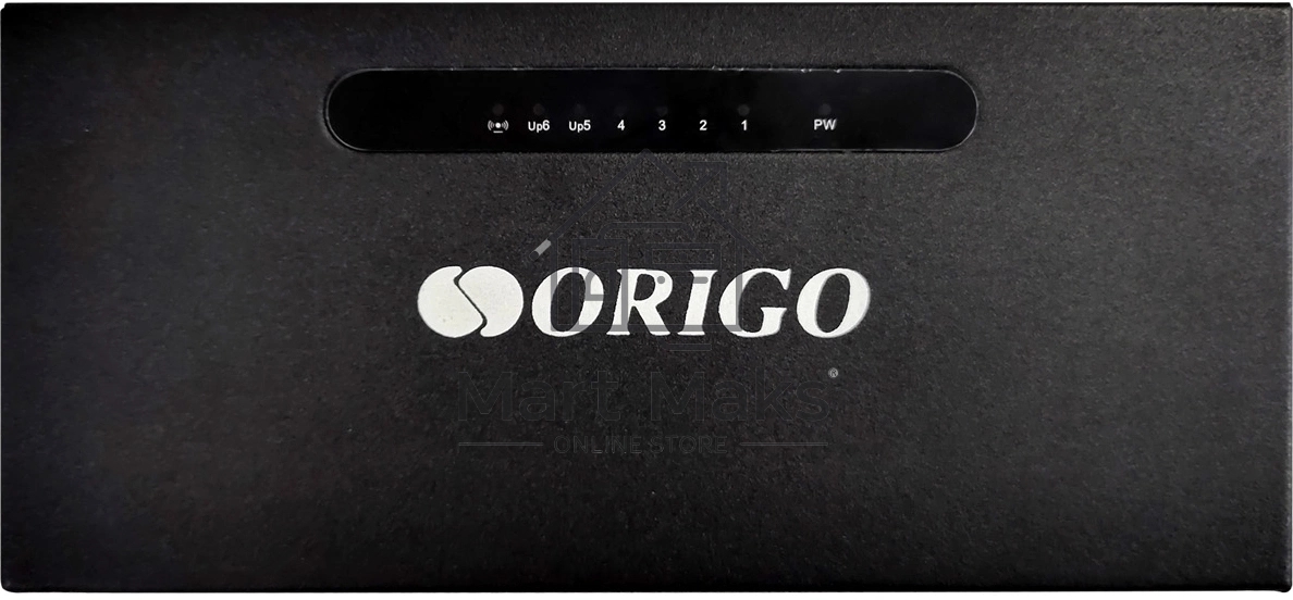 Неуправляемый PoE-коммутатор ORIGO OS1206P/60W/A1A 4x100Base-TX PoE+, 2x100Base-TX, PoE-бюджет 60 Вт, корпус металл