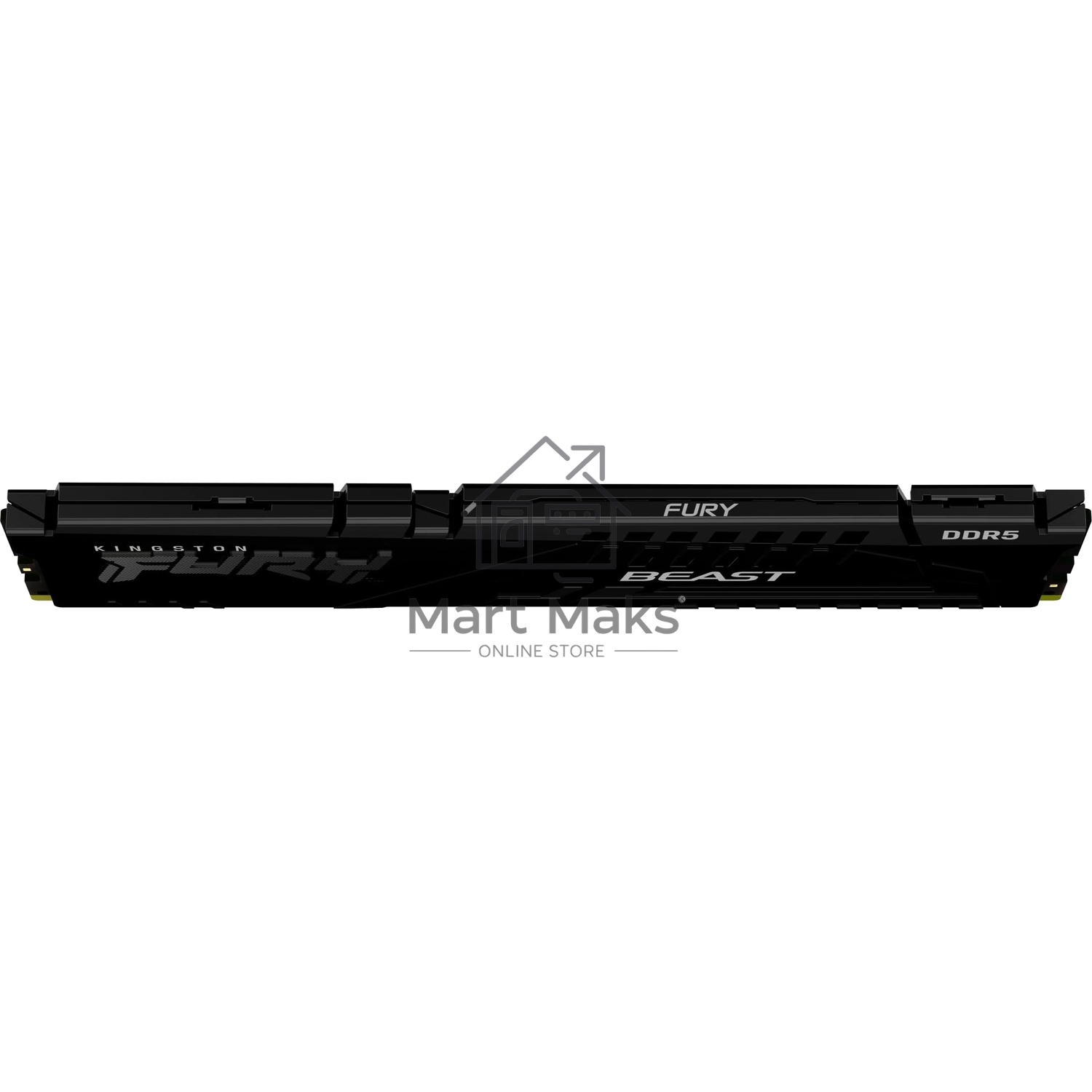 Оперативная память Kingston Fury Beast, DDR5, 32GB (1x32GB), 6000MHz, CL30, DIMM, с радиатором, черный