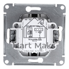 Systeme Electric Glossa Антрацит Выключатель 1-клавишный сх.1, 10AX