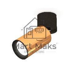 Светильник Ambrella Light XM6327040 PYG/BK/SBK золото желтое полированное/черный/черный песок (A2221, C6327, N6102)