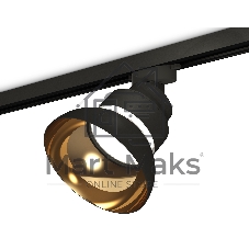 Светильник Ambrella light XT8102201SBK/PYG/CL черный песок/золото желтое полированое/прозрачный GX53