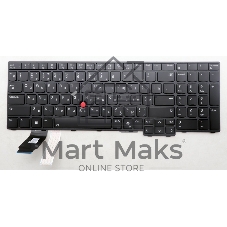 Клавиатура для ноутбука Lenovo Thinkpad P16s T16 gen 4, L16 gen 2 черная с подсветкой