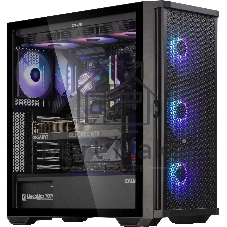 Компьютерный корпус ZALMAN Z10 PLUS, ATX, черный, WINDOW, 2x3.5