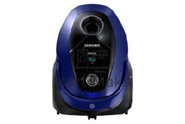 Пылесос Samsung VC20M251AWB синий, 460/2000 Вт, уборка сухая, пылесборник мешок 2.5 л