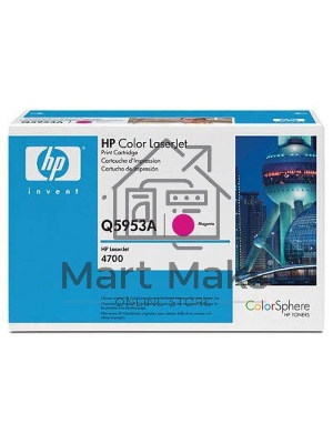 Картридж лазерный HP Q5953A пурпурный для Color LaserJet 4700 10000стр.