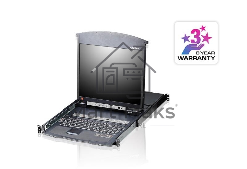 KVM консоль с переключателем ATEN CAT5 KVM/LCD 17