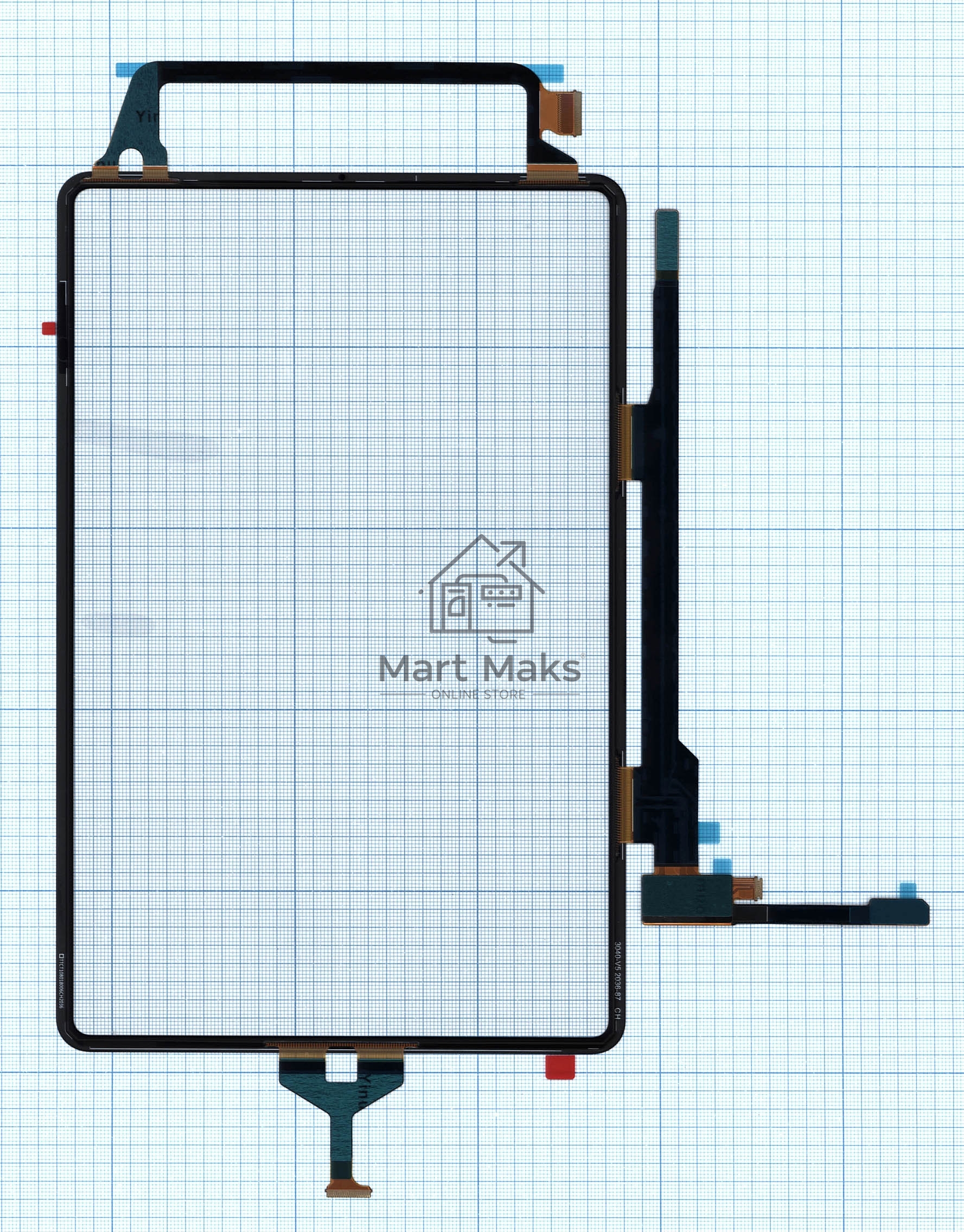 Сенсорное стекло (тачскрин) для Huawei MatePad Pro 11, черный