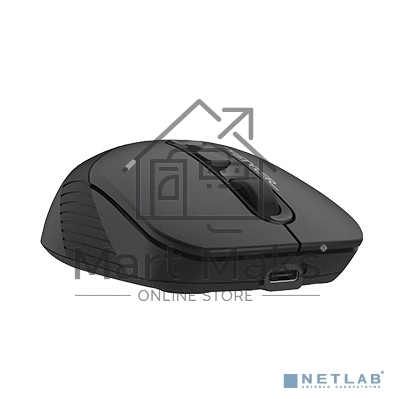 Мышь беспроводная A4Tech Fstyler FB10C черный, 2000 dpi, радиоканал, Bluetooth, USB, кнопки - 4