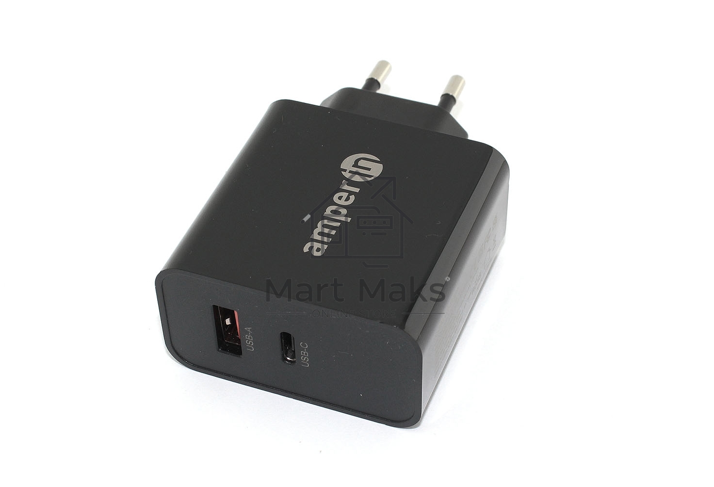 Блок питания (сетевой адаптер) Amperin USB-C (YDS-TC065-011PK) 65W, черный