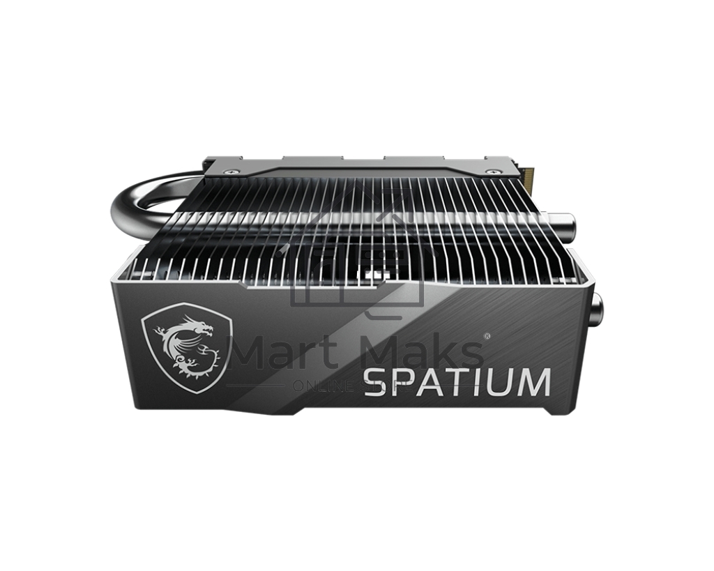 Накопитель SSD MSI 4Tb  SPATIUM M580 FROZR,M.2(22x80mm), NVMe, PCIe 5.0 x4, 3D TLC, R/W 14100/12600, IOPs -/-, DRAM buffer 8192, TBW 3000, DWPD 0.38, with Heat Spreader (5 лет)