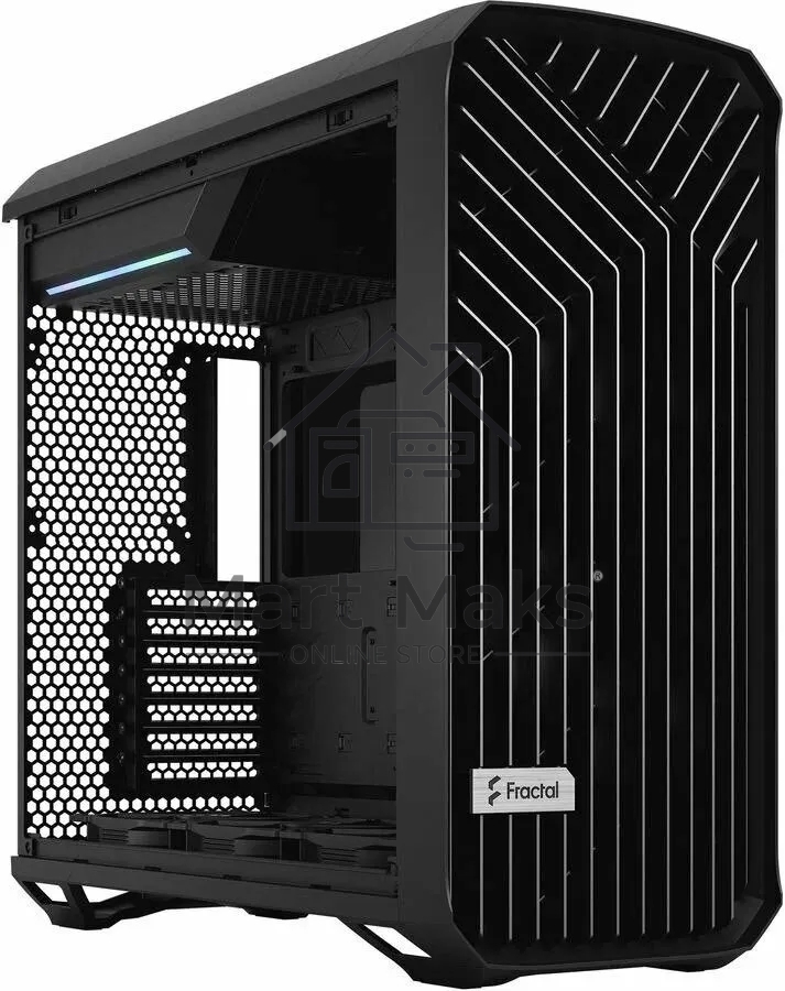 Компьютерный корпус Fractal Design Torrent Black TG Light Tint / E-ATX, TG, 2x3.5, 4x2.5, 7xPCI, 1xUSB-C, 2xUSB3.0 / 2x180mm, 3x140mm fans inc. / FD-C-TOR1A-01