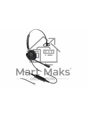 Гарнитура Fanvil HT301 чёрный, проводная, RJ-9, моно, односторонняя