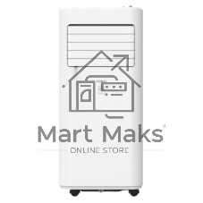 Кондиционер мобильный FUNAI CROCUS MAC-CS22CON01 7500 BTU, 15 м², 53 дБ, охлаждение, белый