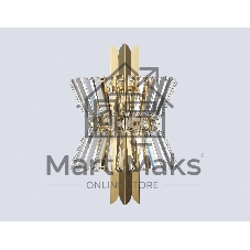 Настенный светильник Ambrella light LH41029/2 BS/CL латунь/прозрачный E14*2 max 40W 310*180*460