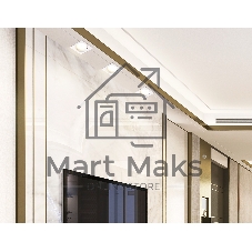 Светильник Ambrella light TN6655 WH белый IP44 GX53 110*110*48