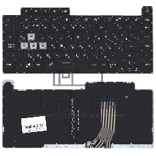 Клавиатура для ноутбука Asus ROG Strix G531G черная с подсветкой