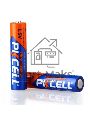 Щелочной/алкалиновый элемент питания PKCELL LR03-4B тип - AAА 4 шт в блистере