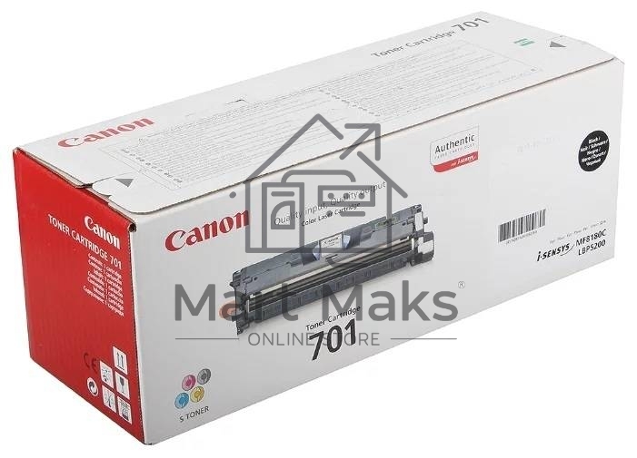 Картридж лазерный Canon 701BK (9287A003) черный, 5000 стр., для LBP-5200