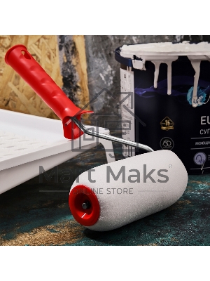 Валик Rexant вспененный пенополиуретан, ширина ролика 140 мм, Ø 42 мм, бюгель 6 мм