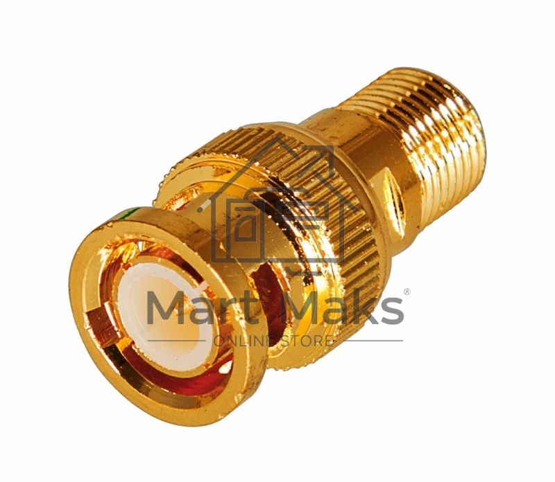 Переход гнездо F - штекер BNC GOLD Rexant