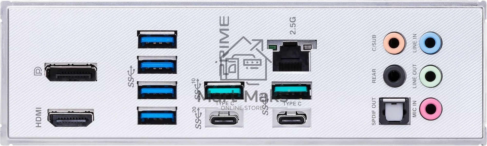 Материнская плата ASUS PRIME Z690-A, LGA1700, Z690, 4*DDR5, HDMI+DP, CrossFireX, SATA3 + RAID, Audio, Gb LAN, USB 3.2, COM*1 header (w/o cable), ATX ; 90MB18L0-M0EAY0