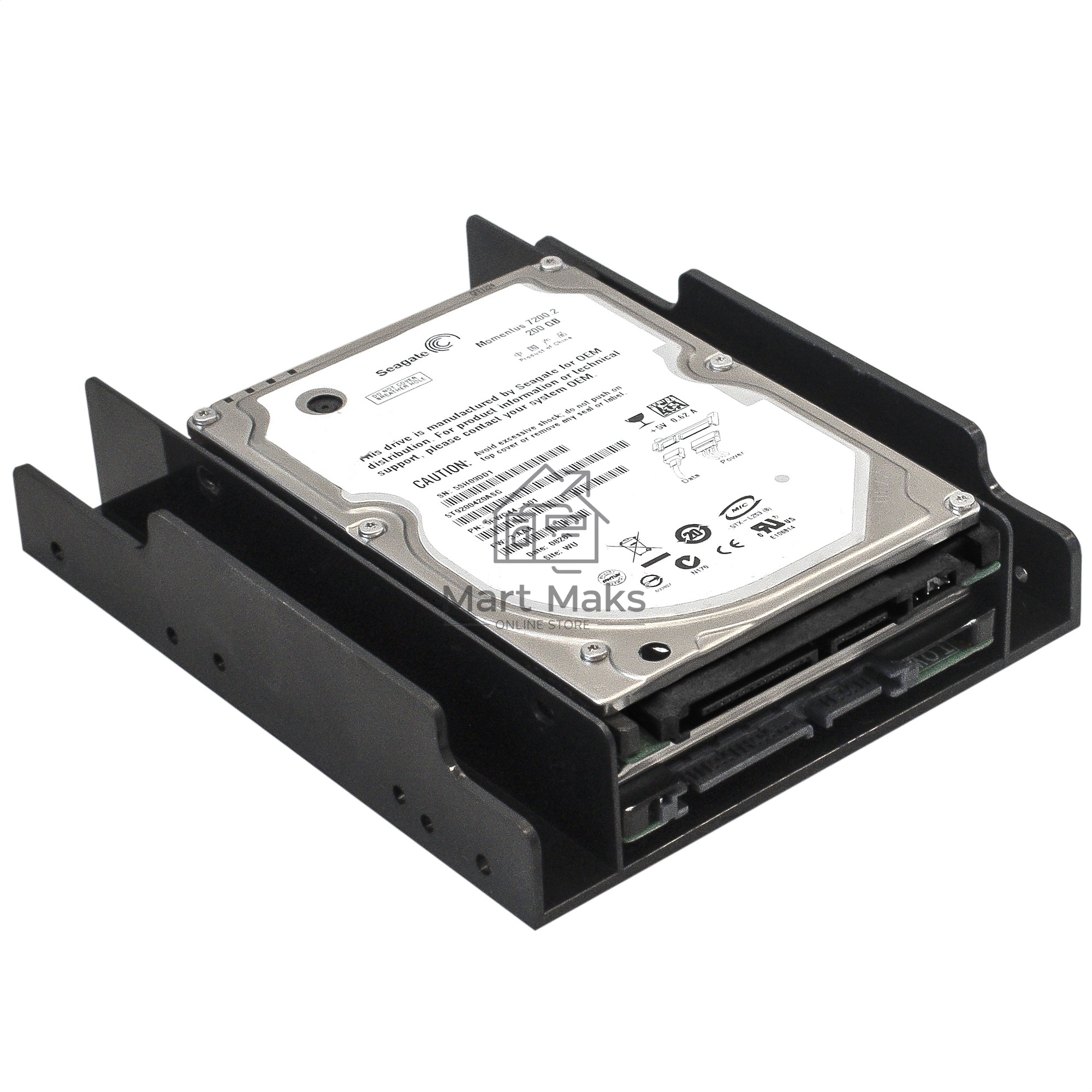 Салазки (переходник) ExeGate EX292545RUS HD-22T3P пластиковые для установки 2xHDD/SSD 2.5