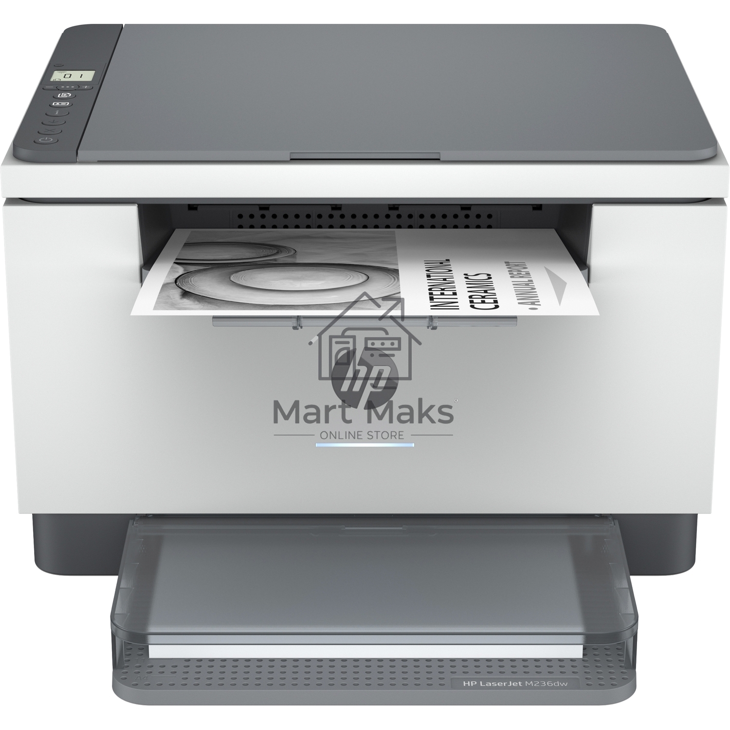 МФУ лазерный HP LaserJet M236dw (9YF95A), A4, ч/б, печ. до 29 стр/мин., 600 x 600 dpi, USB, RJ-45, Wi-Fi, Air Print, Mopria