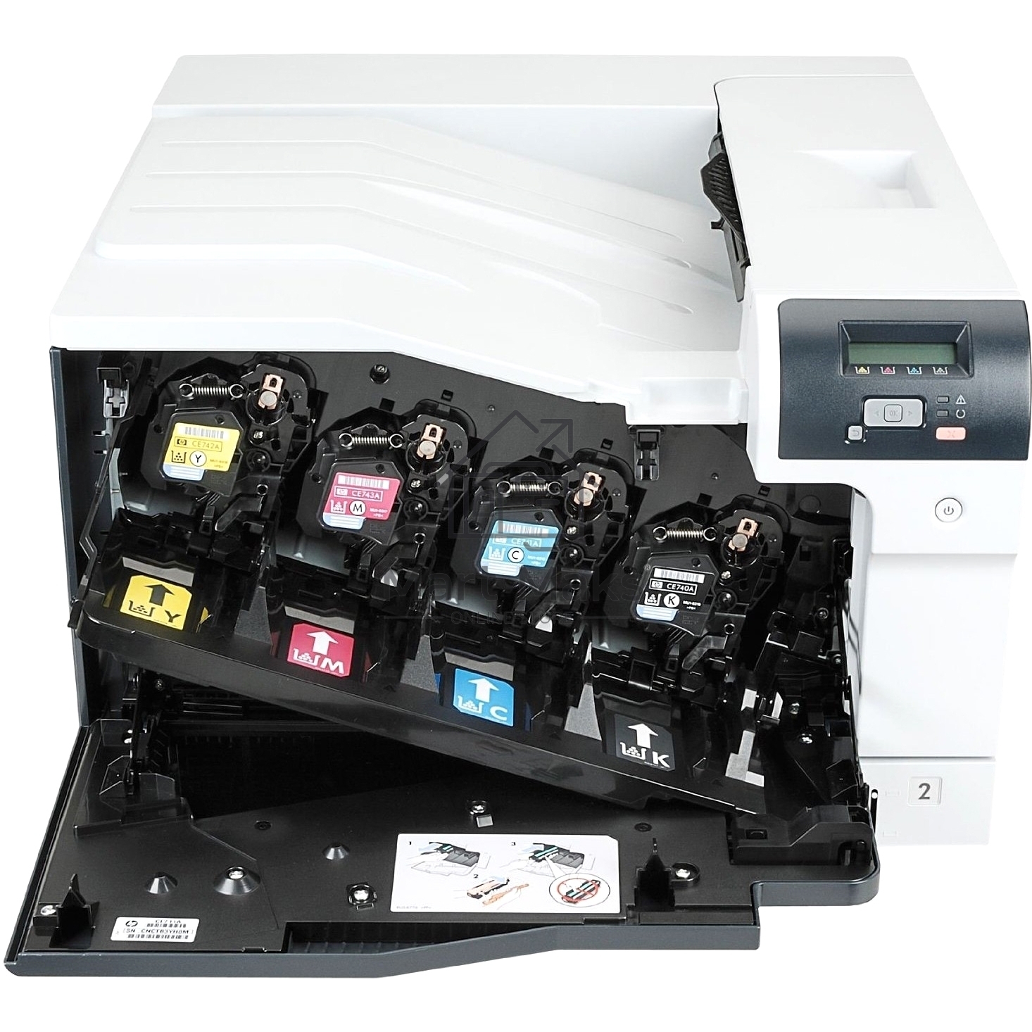 Принтер лазерный HP Color LaserJet CP5225n (CE711A), A3, цветной, печ. до 20 стр/мин., 600 x 600 dpi, USB, RJ-45