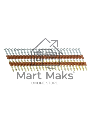 Гвозди для пнев. нейлера (оцинк.), длина - 50 мм, диам. - 2,9 мм, 2000 шт. Denzel