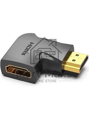 Адаптер-переходник Vention HDMI v2.0 19M/19F угол 90