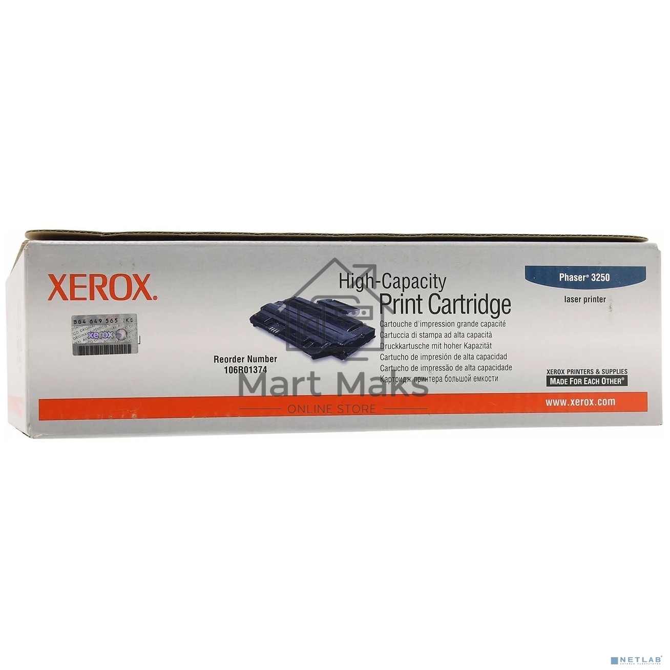 Картридж лазерный Xerox 106R01374 черный для Phaser 3250 5000 стр. (channels)