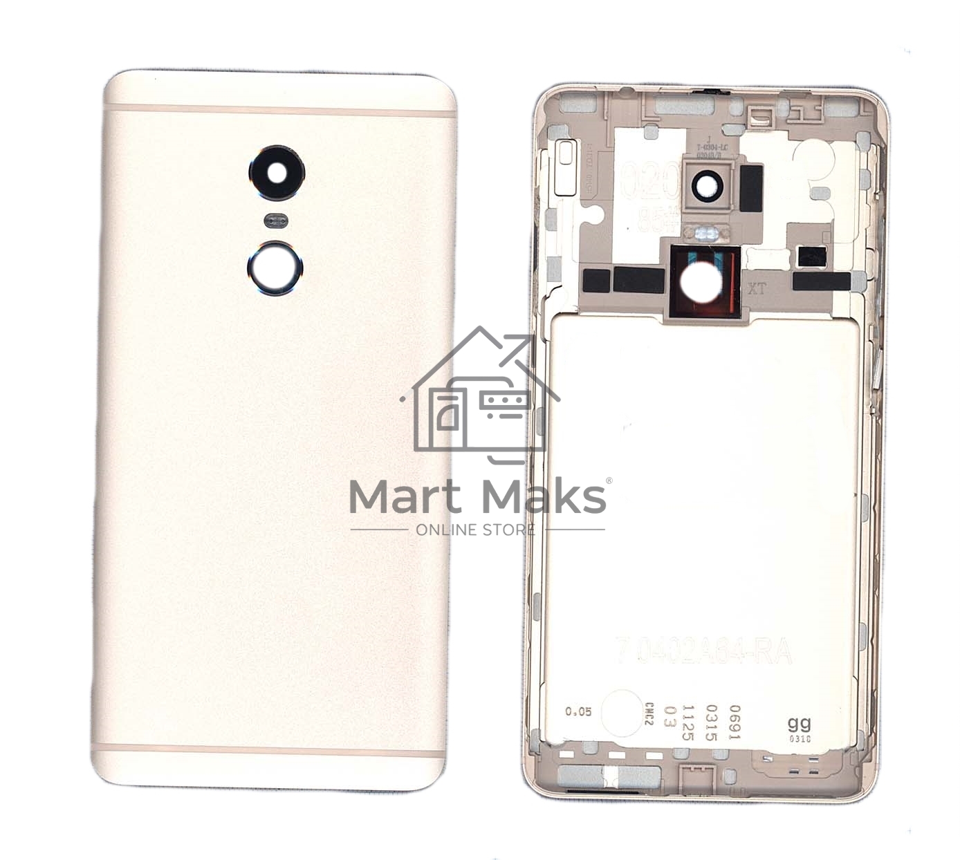 Задняя крышка для Xiaomi Redmi Note 4 золотая