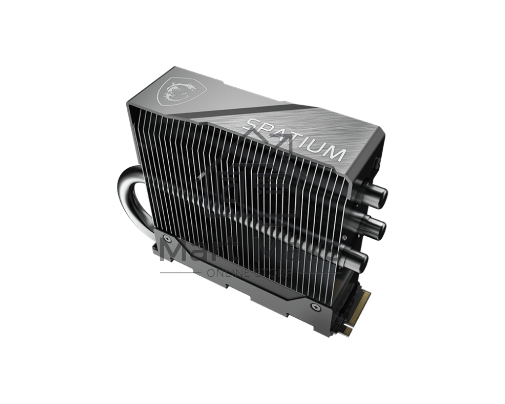 Накопитель SSD MSI 4Tb  SPATIUM M580 FROZR,M.2(22x80mm), NVMe, PCIe 5.0 x4, 3D TLC, R/W 14100/12600, IOPs -/-, DRAM buffer 8192, TBW 3000, DWPD 0.38, with Heat Spreader (5 лет)