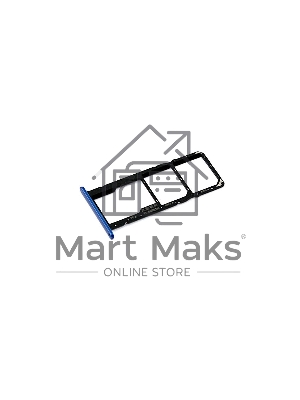 Лоток для SIM-карты Huawei Y5p / Y7p / Honor 9A / Play 9A синий