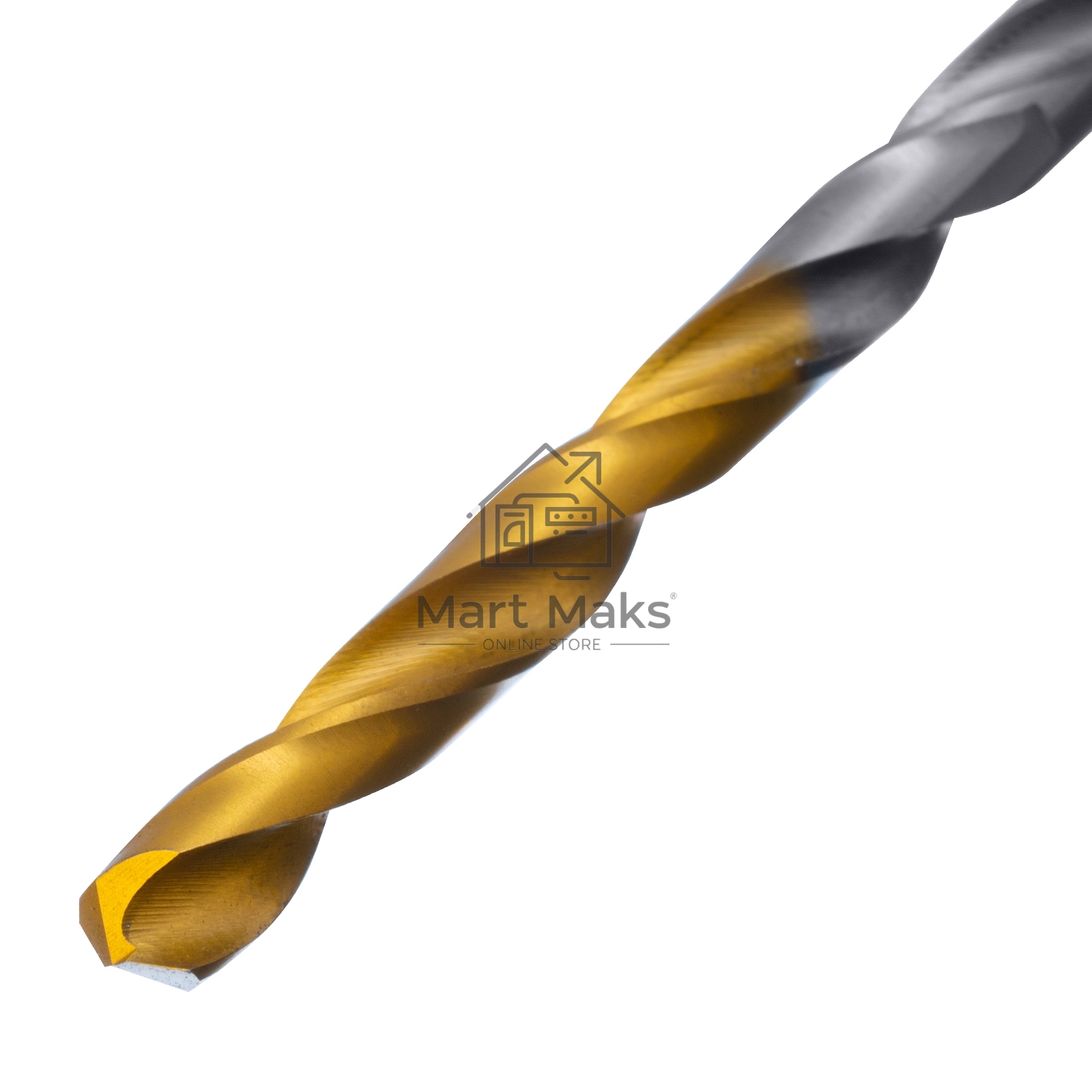 Сверло спиральное по металлу 4 x 75мм, Р6М5, Golden Tip Denzel