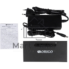 Коммутатор неуправляемый PoE ORIGO OS1206P/60W/A1A 4x100Base-TX PoE+, 2x100Base-TX, PoE-бюджет 60 Вт, корпус металл