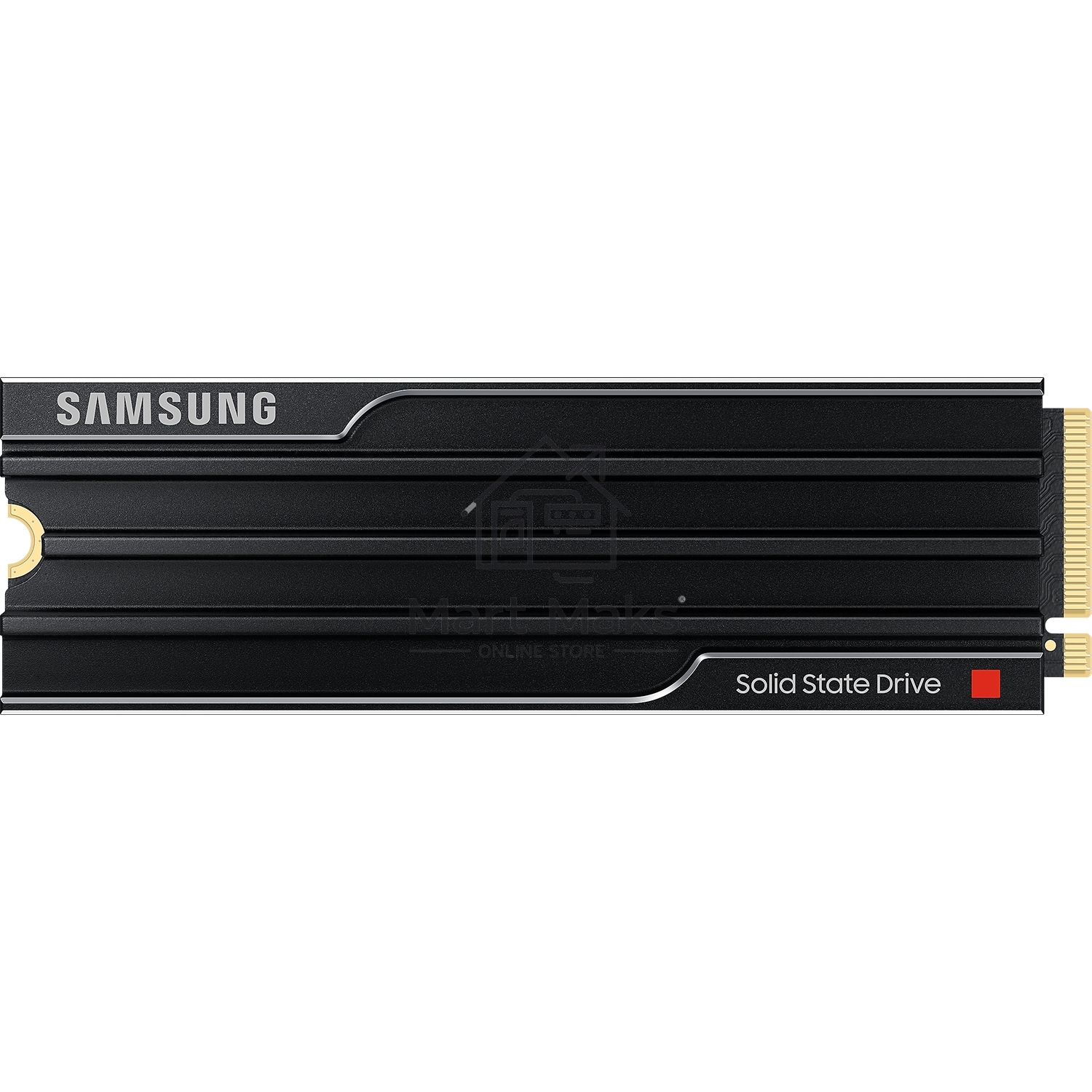 Твердотельный диск 2TB Samsung 9100 PRO, M.2, PCI-E 5.0 x4, TLC 3D NAND R/W - 14700 (14800) / 13400 (13300) MB/s с радиатором